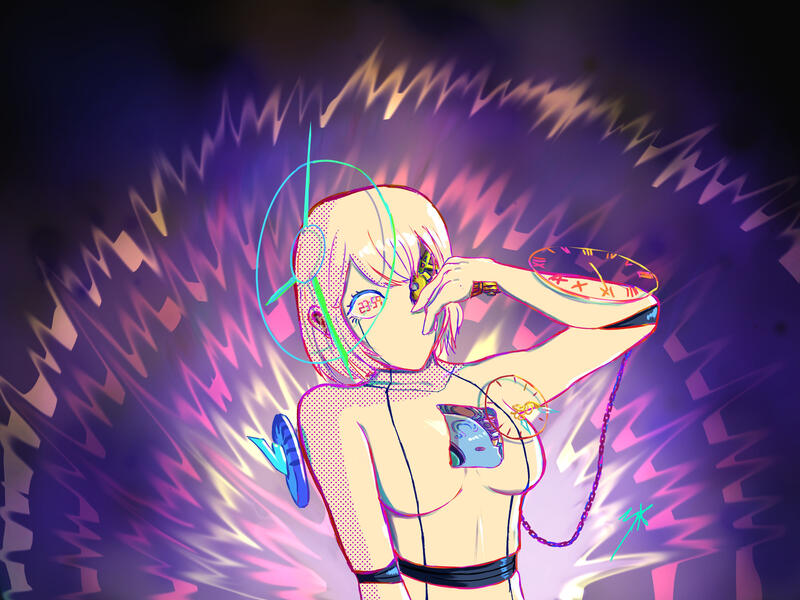 Time Breaker Amelia, by Zuardstar (https://twitter.com/Zuardstar/status/1681291772255936513)