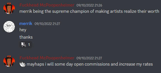 -apparently really good at remotivating artists