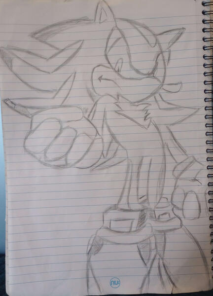 shadow, based on sonic adventure 2 artwork